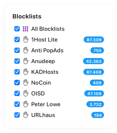 Little Snitch – Blockierlisten