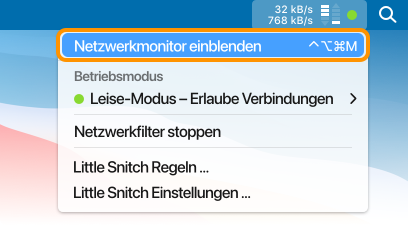Show Network Monitor